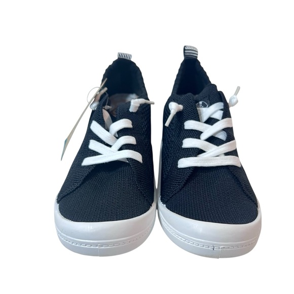 Roxy Bayshore Knit Slip On Shoes Sneakers Womens New Black - Picture 3 of 7